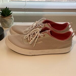 Columbia Light Beige and Coral Casual Shoes